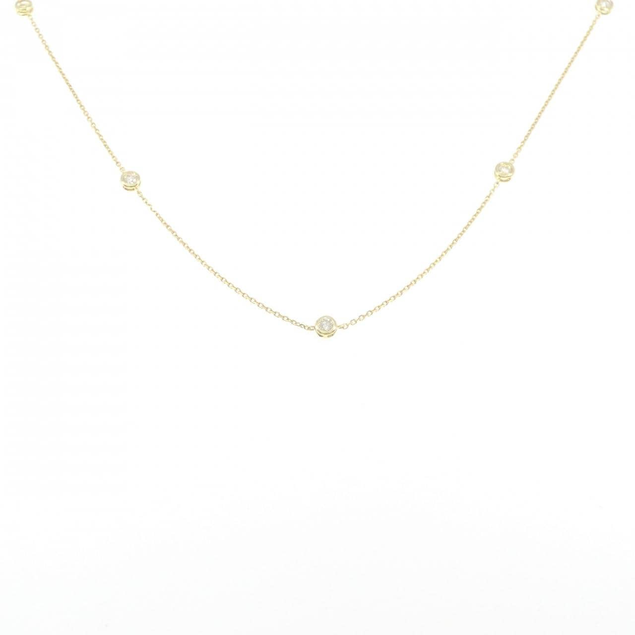 K18YG ダイヤモンド ネックレス 0.50CT