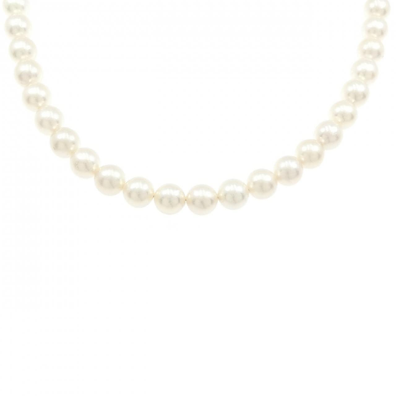 シルバークラスプ アコヤパール ネックレス 6.5-7mm