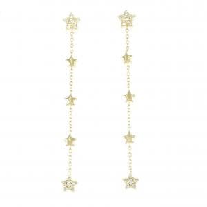 ポンテヴェキオ ダイヤモンド ピアス 0.16CT