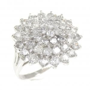PT900 ダイヤモンド リング 2.00CT