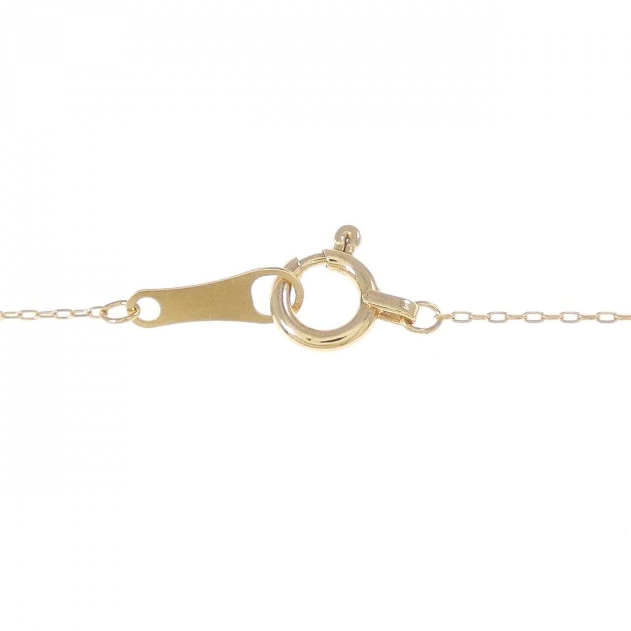K18YG クロス ダイヤモンド ネックレス 0.10CT