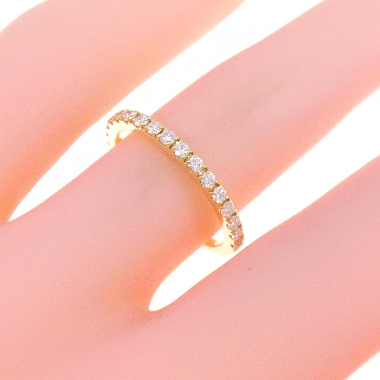 [BRAND NEW] K18YG Diamond ring 0.36CT