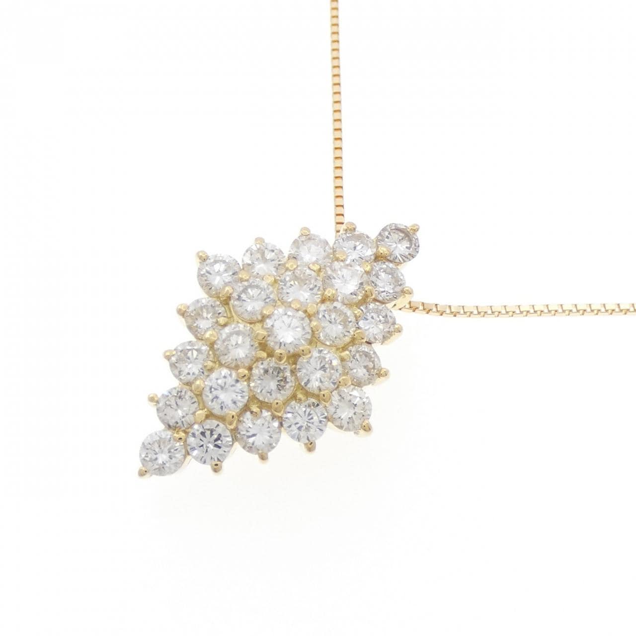K18YG ダイヤモンド ネックレス 2.00CT