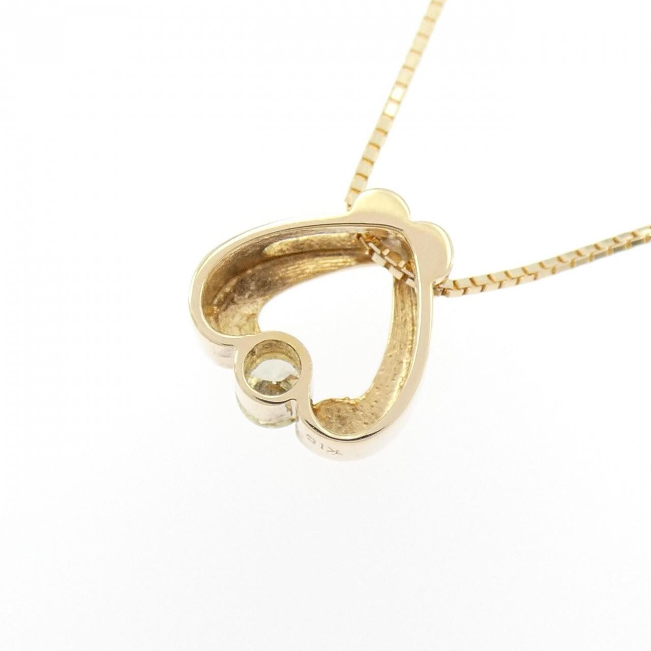 K18YG ダイヤモンド ネックレス 0.11CT