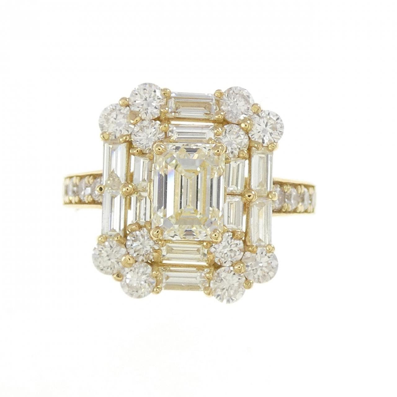 【新品】K18YG ダイヤモンド リング 1.001CT