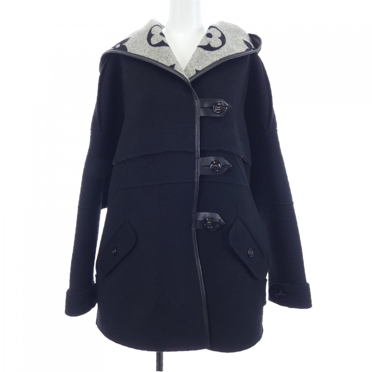 ルイヴィトン LOUIS VUITTON ダブルフェイス モノグラム ジャイアント パターン FMCO01NUV コート