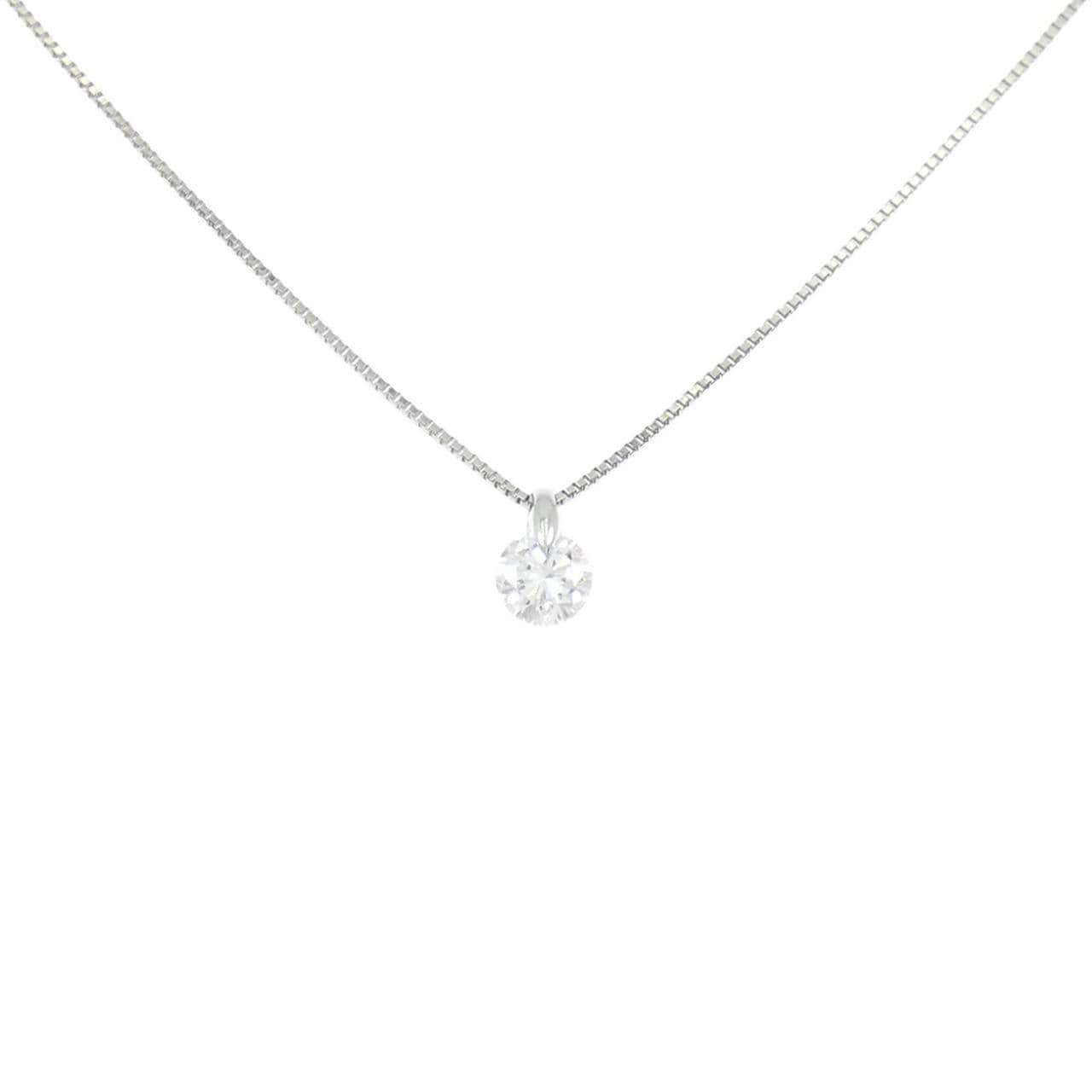PT900/PT850 ソリティア ダイヤモンド ネックレス 0.231CT