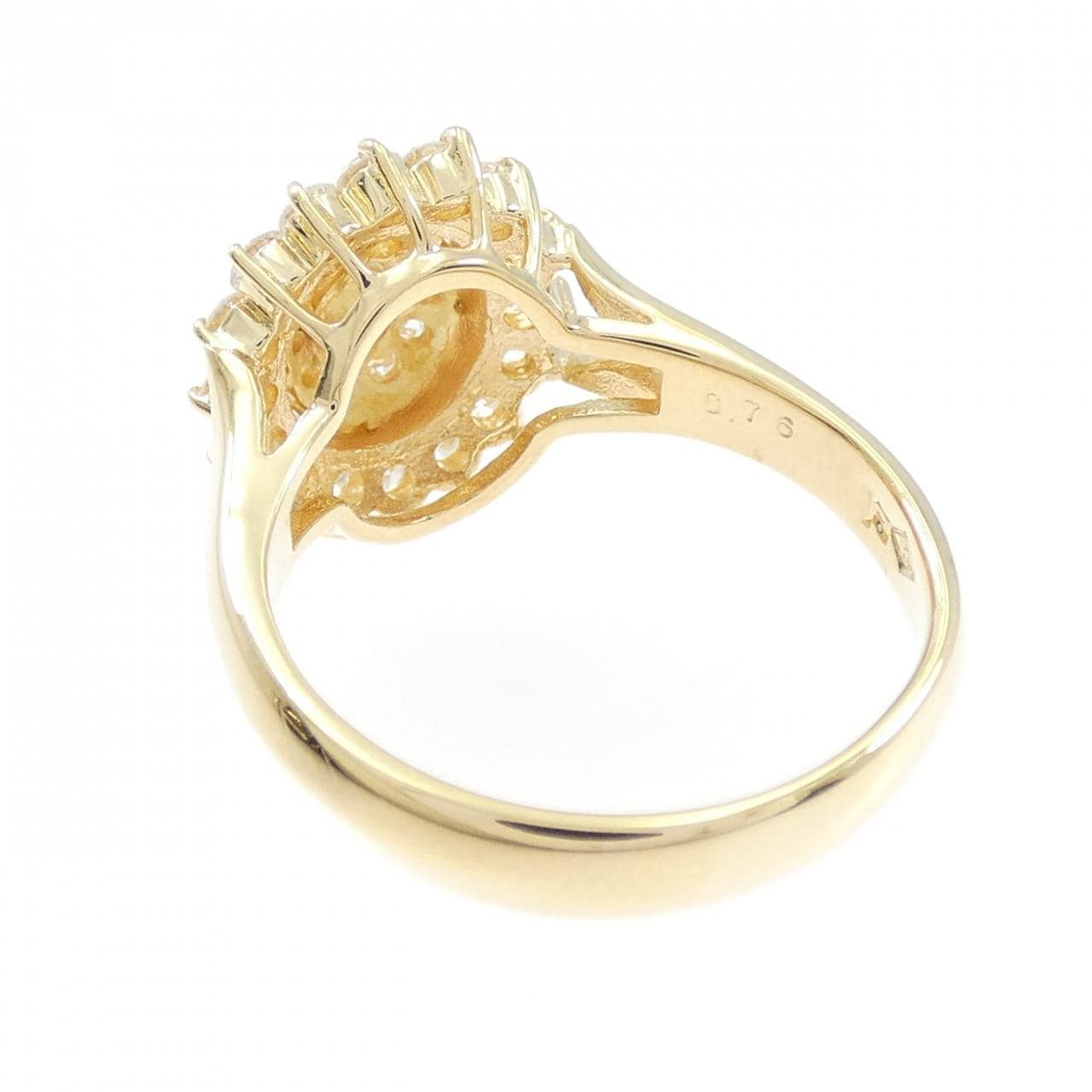K18YG ダイヤモンド リング 0.10CT