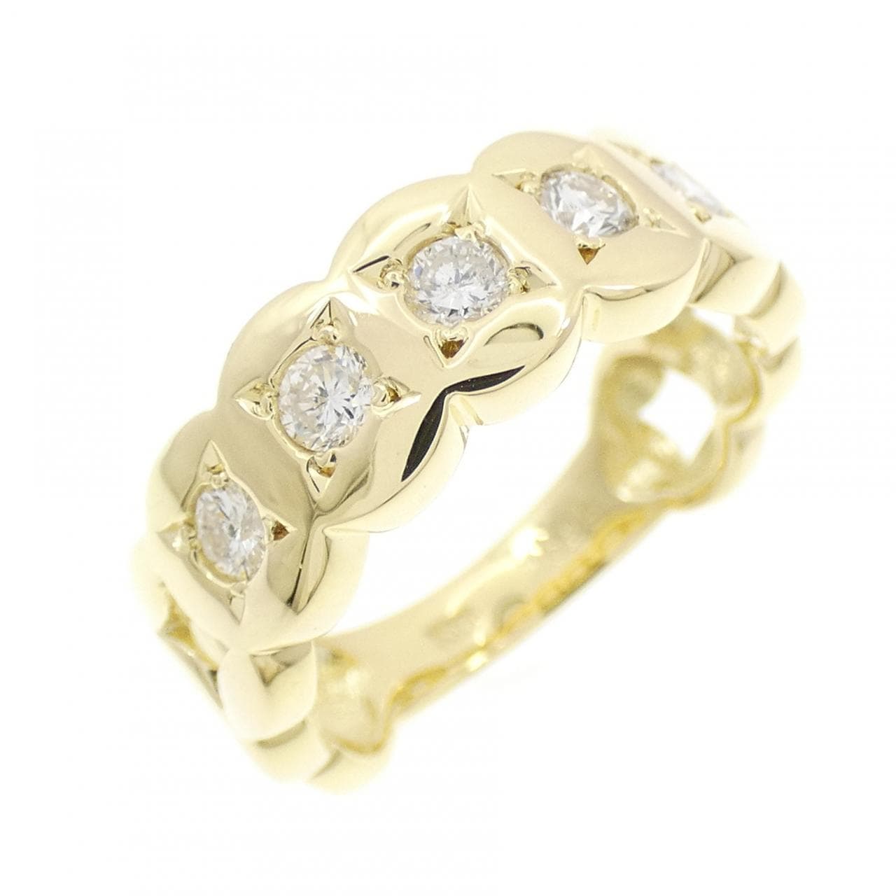 K18YG ダイヤモンド リング 0.35CT
