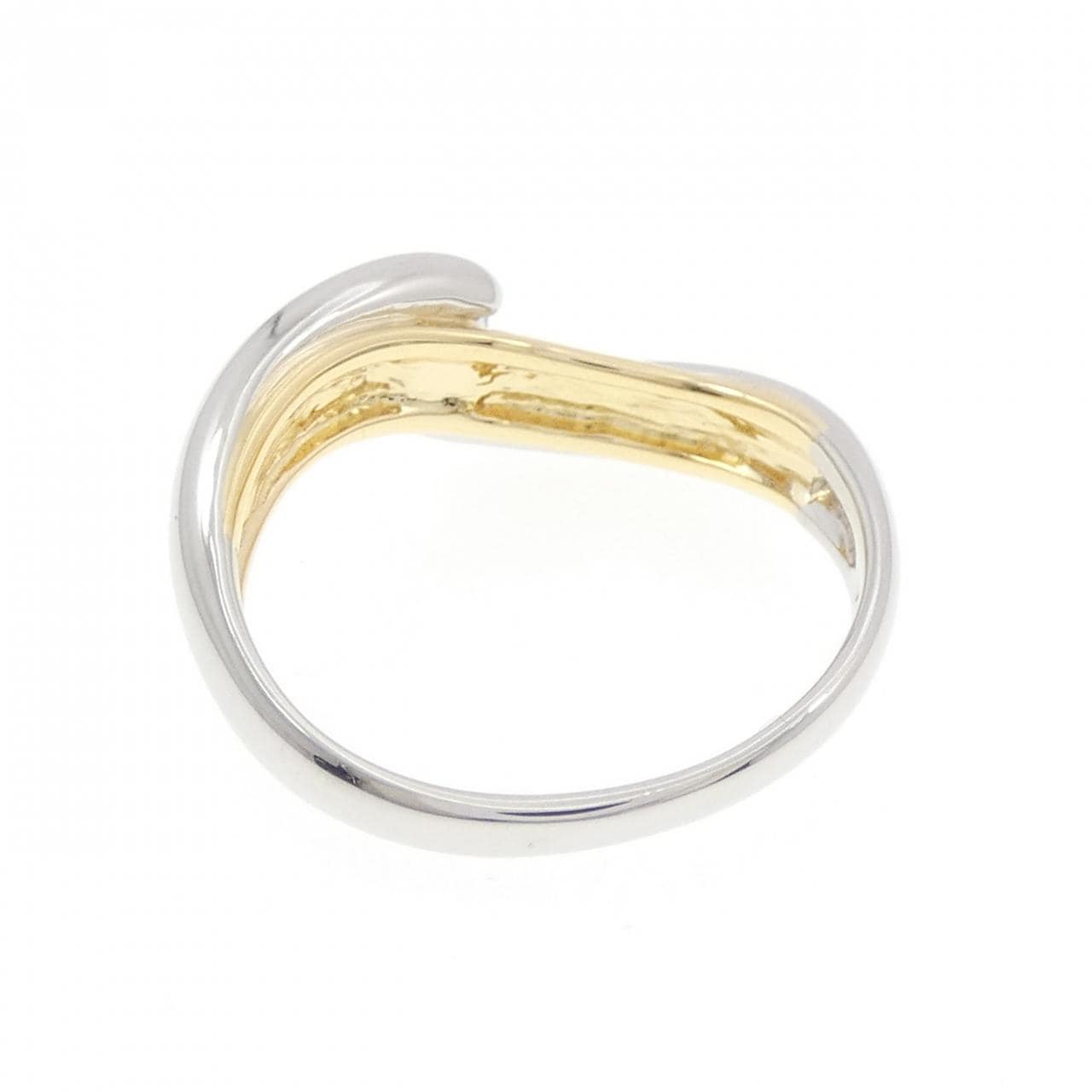 PT900/K18YG ダイヤモンド リング 0.30CT