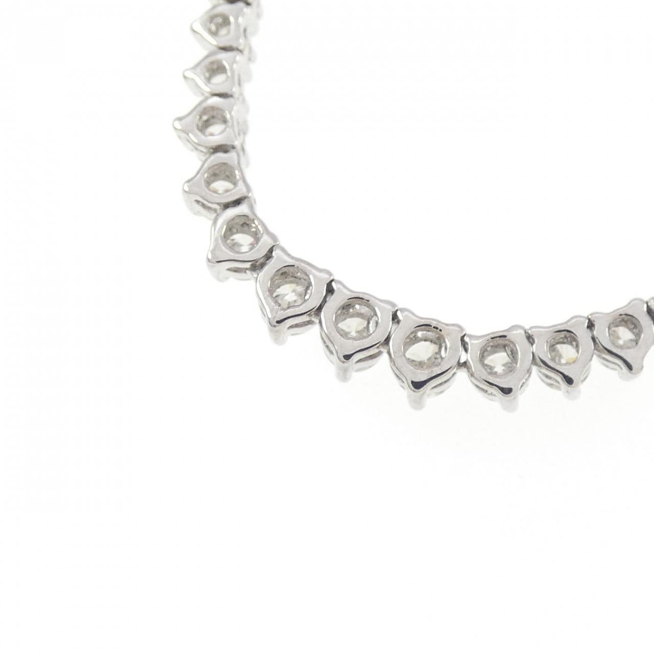 K18WG ダイヤモンド ネックレス 5.00CT