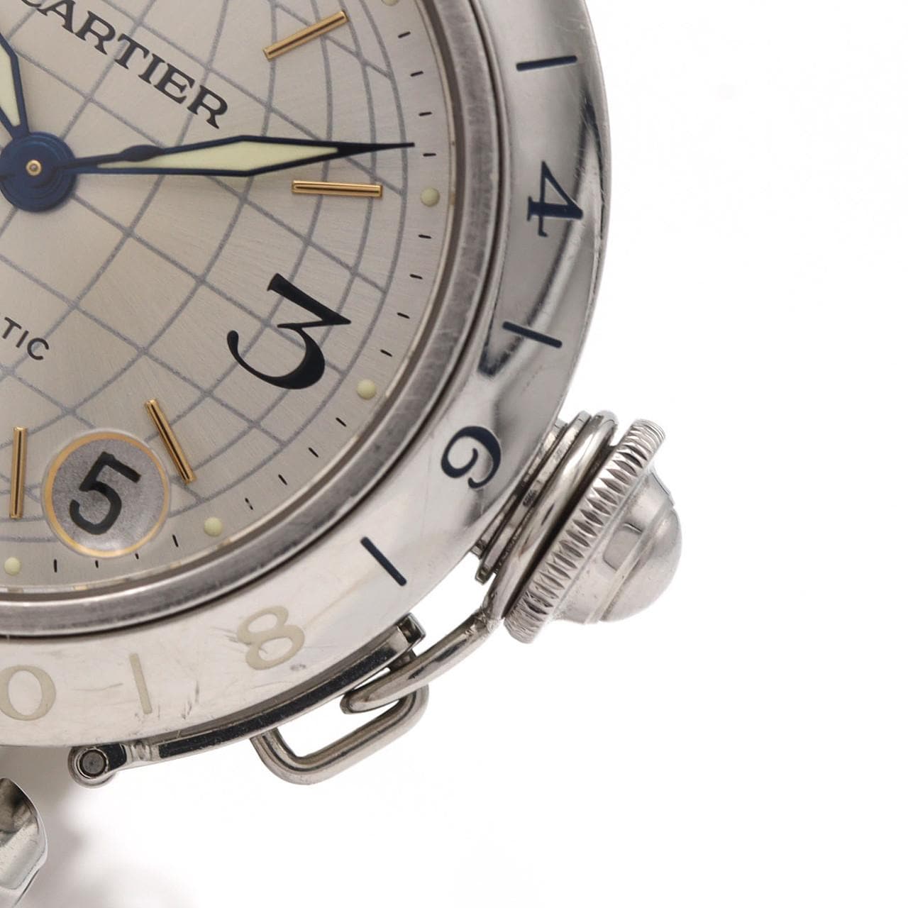 【ノーメンテナンス還元価格】カルティエ パシャC GMT W31029M7 SS 自動巻