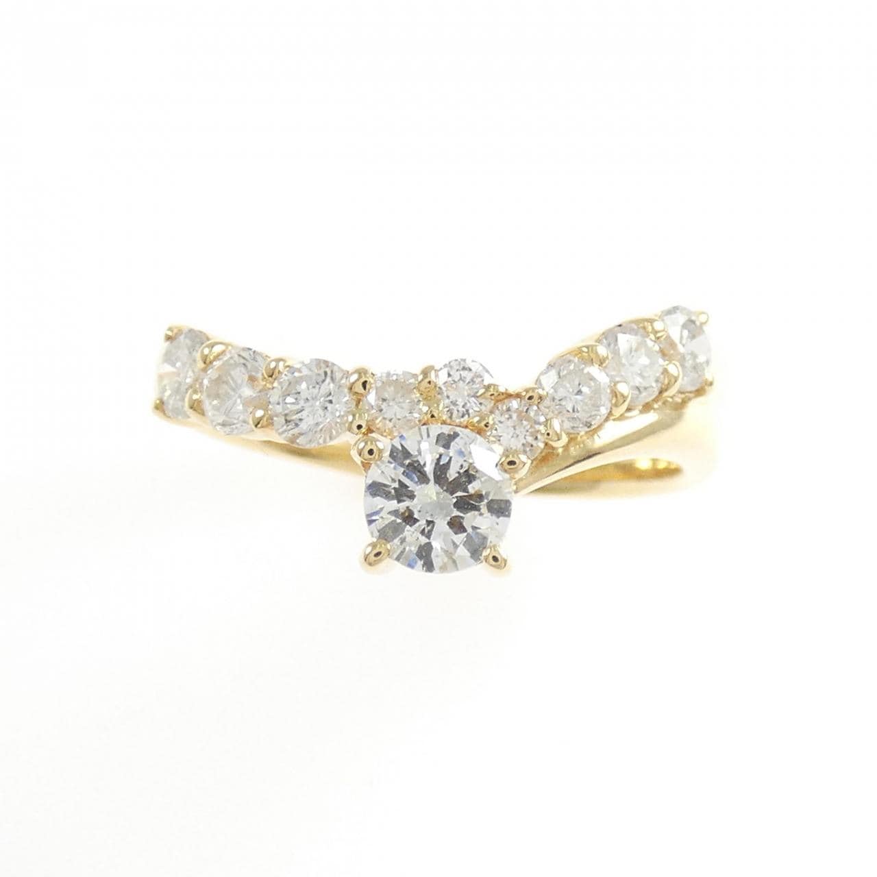 K18YG ダイヤモンド リング 1.00CT