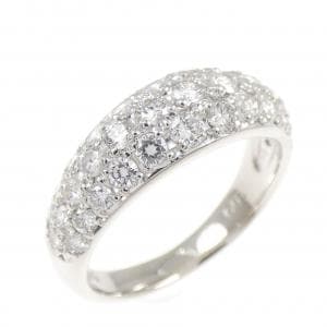 PT900 パヴェ ダイヤモンド リング 1.00CT