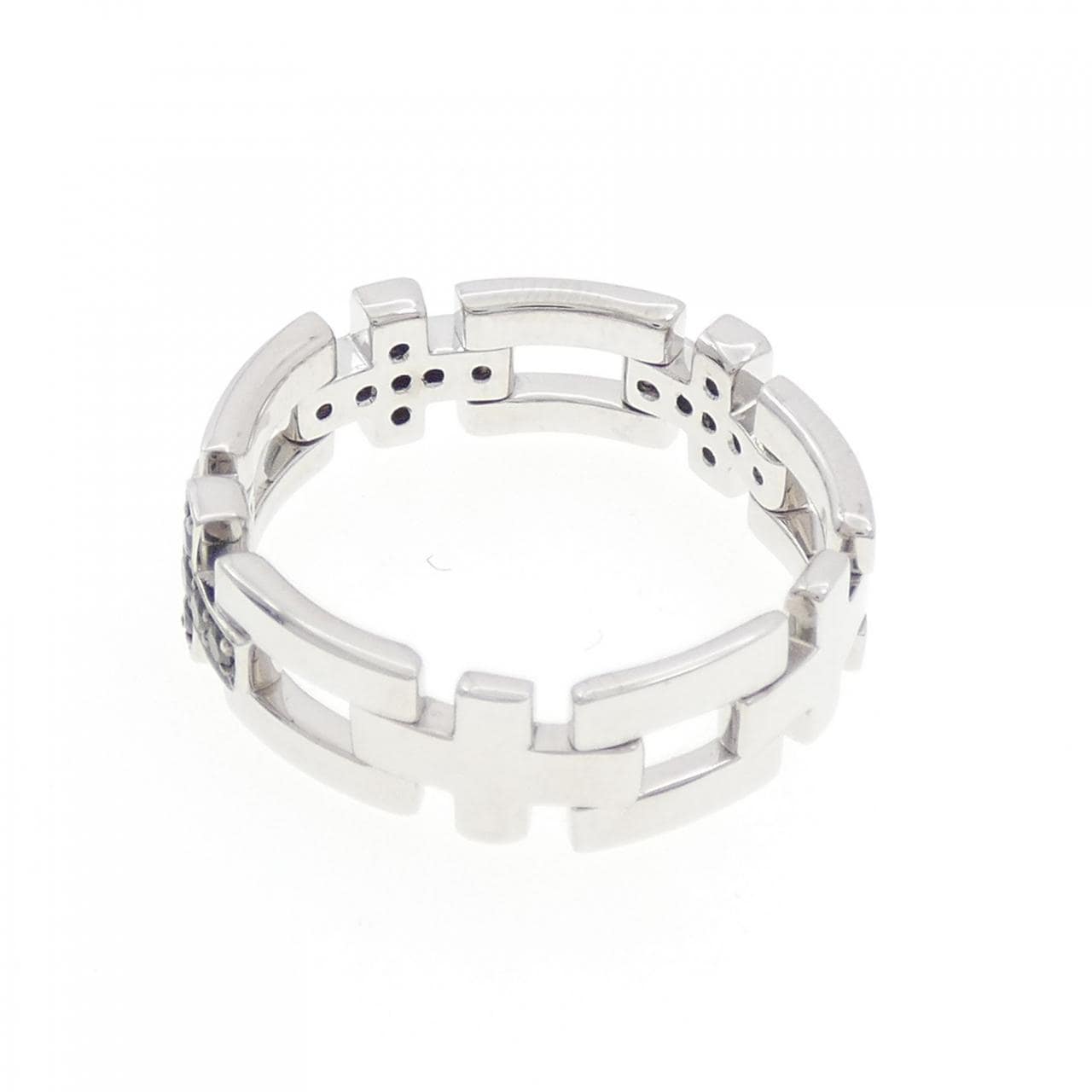 K18WG ダイヤモンド リング 0.37CT