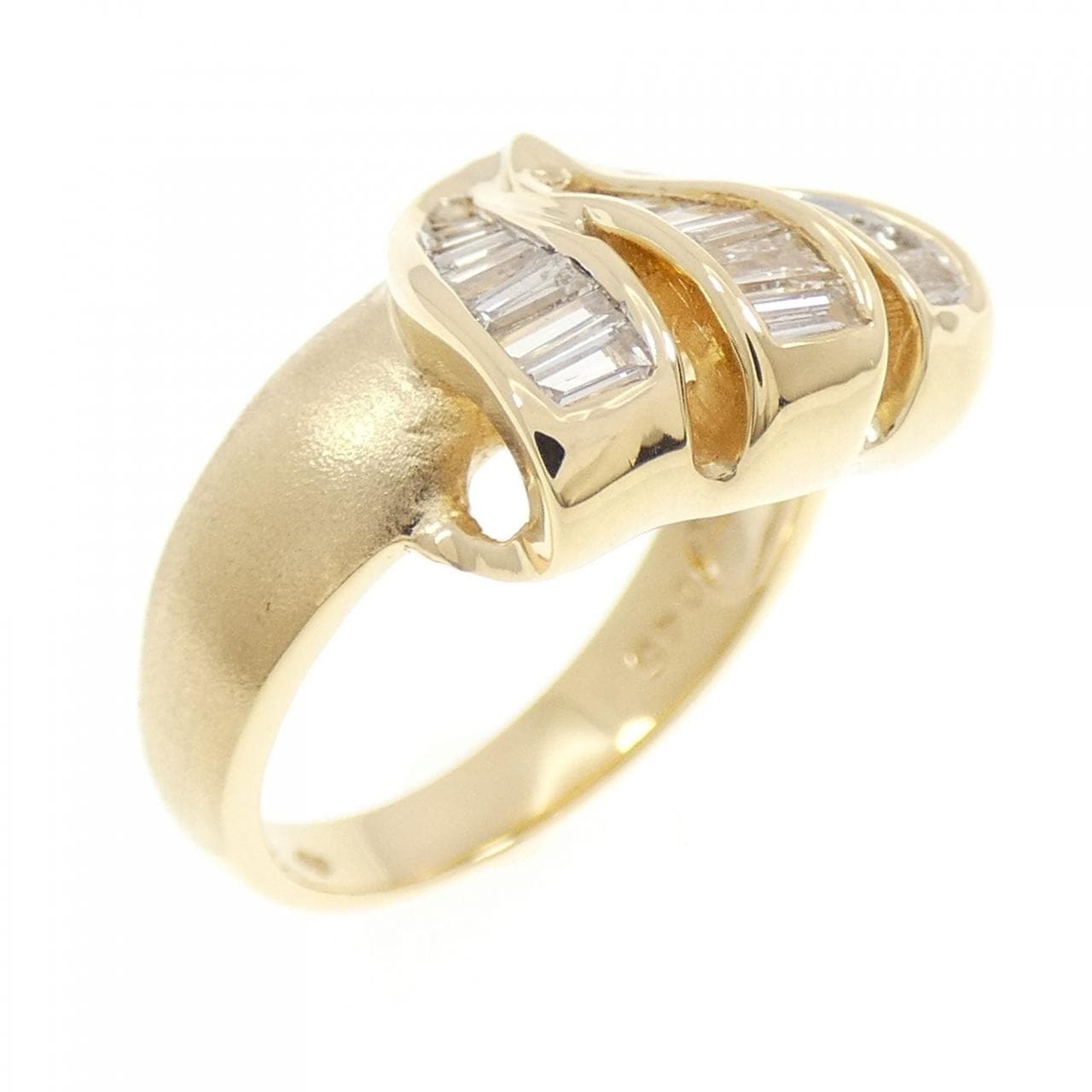 K18YG ダイヤモンド リング 0.45CT