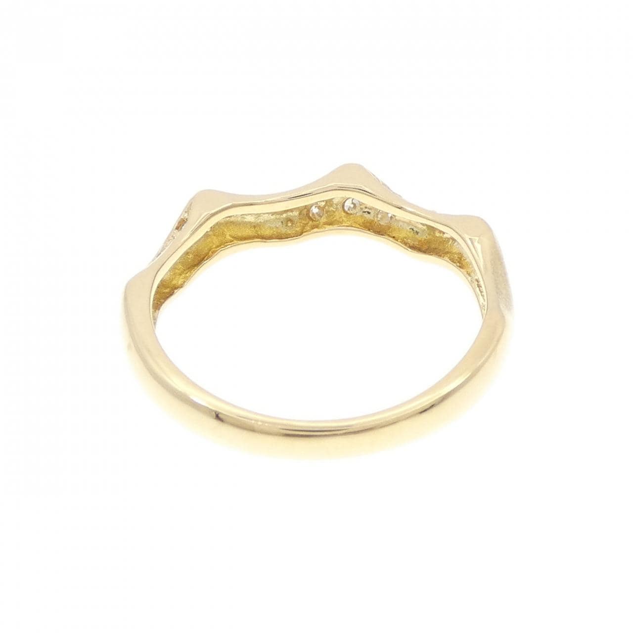 K18YG ダイヤモンド リング 0.09CT