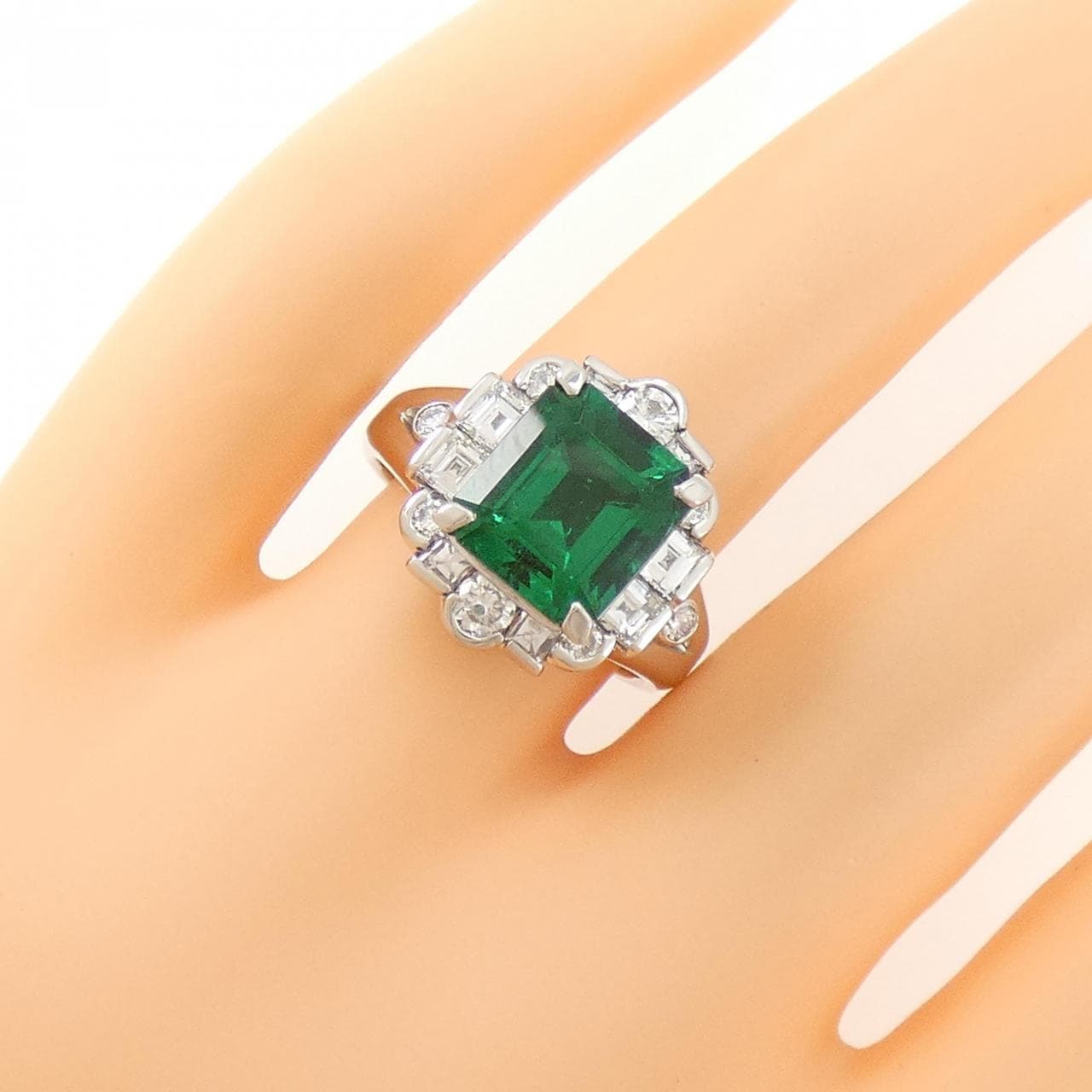 PT Emerald Ring 3.14CT Colombian