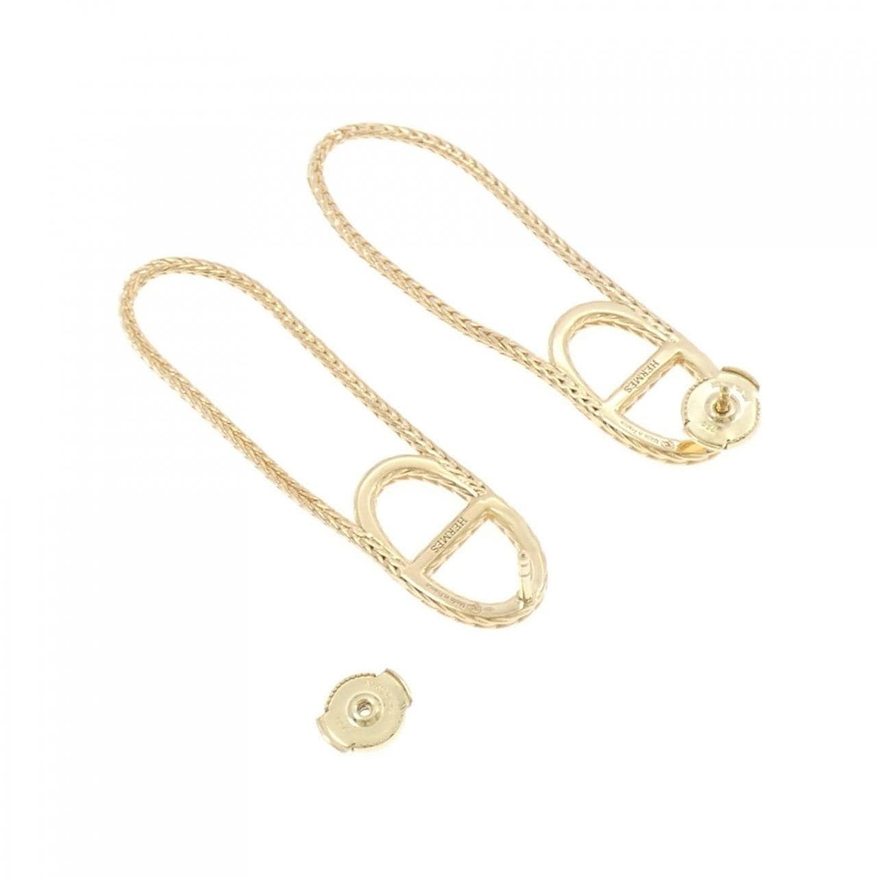 HERMES Chaine d'Ancre Danae Earrings