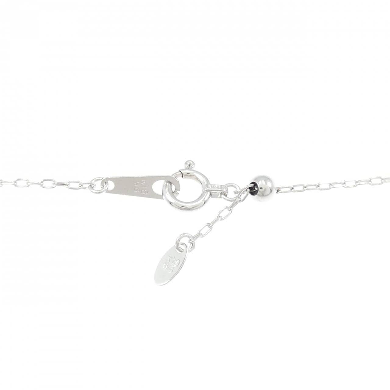 K18WG 黒蝶パール ネックレス 11.9mm