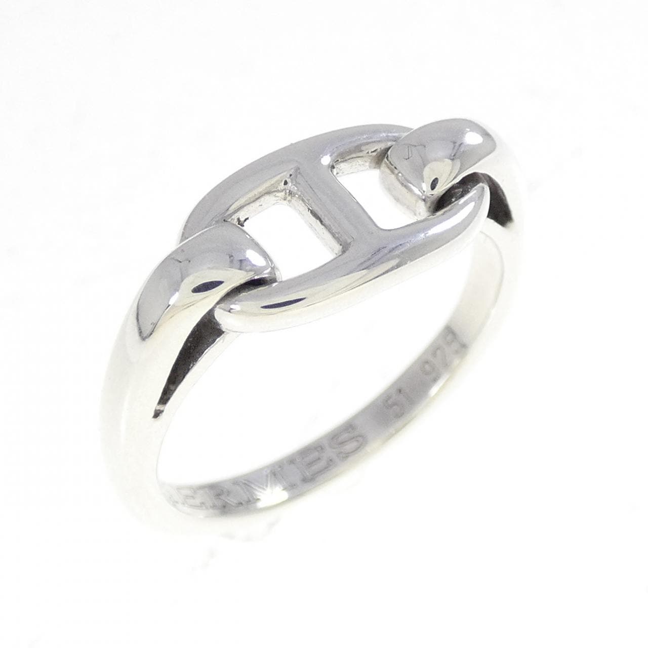 【ヴィンテージ】エルメス シェーヌダンクル リング