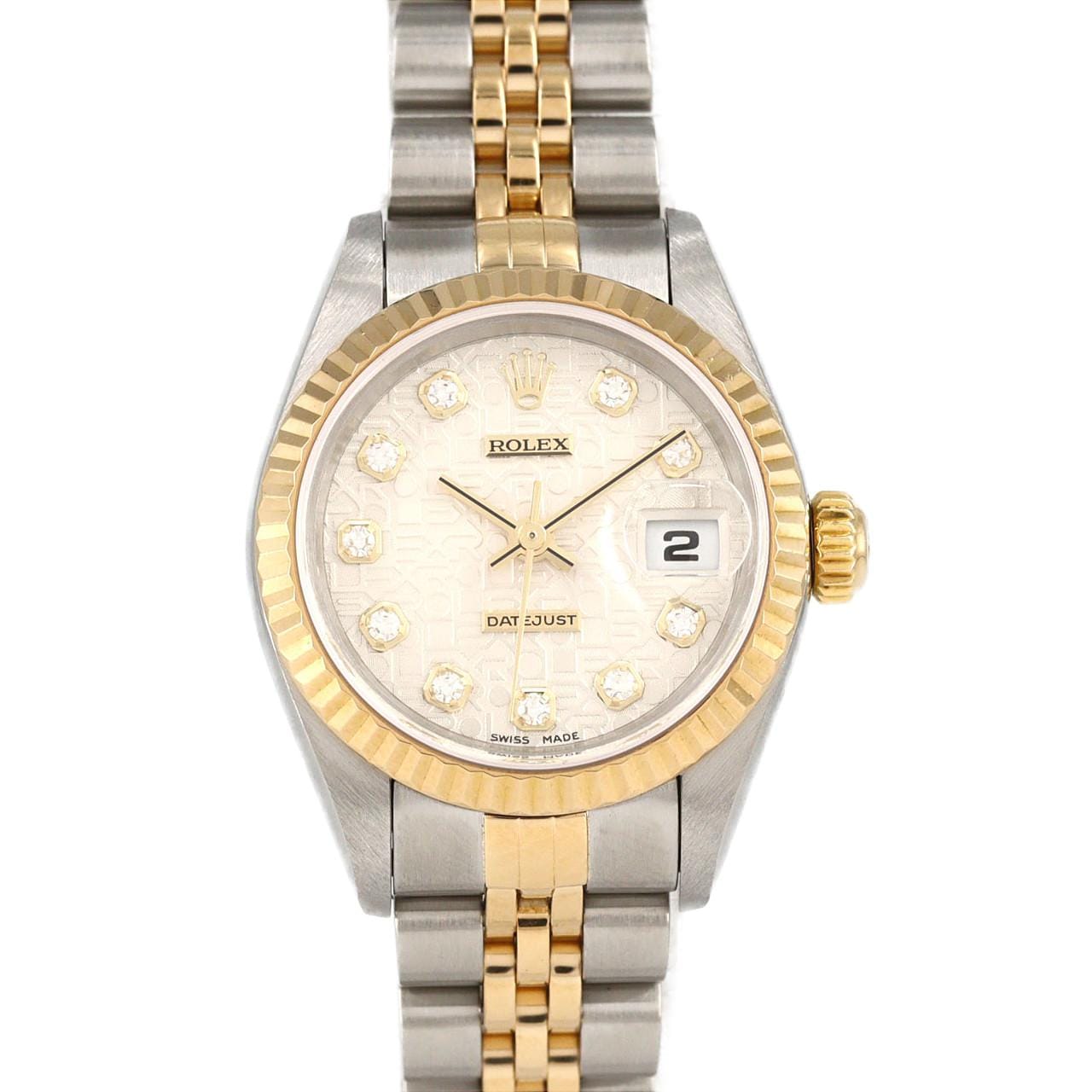 ロレックス デイトジャスト 79173G SSxYG 自動巻 K番