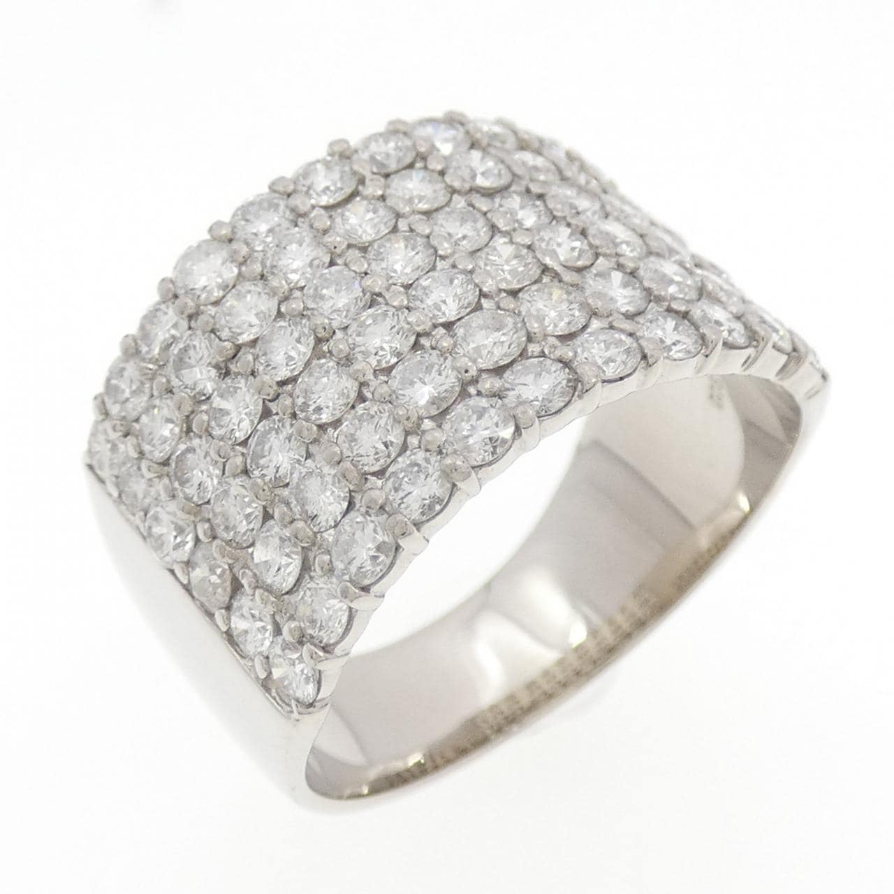 PT900 パヴェ ダイヤモンド リング 2.00CT
