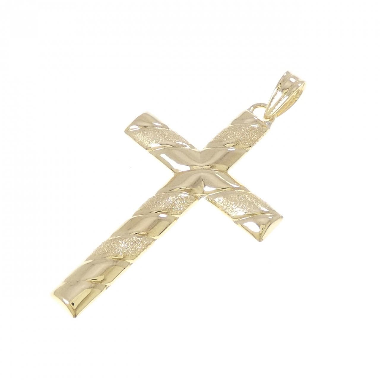 K18YG クロス ペンダント