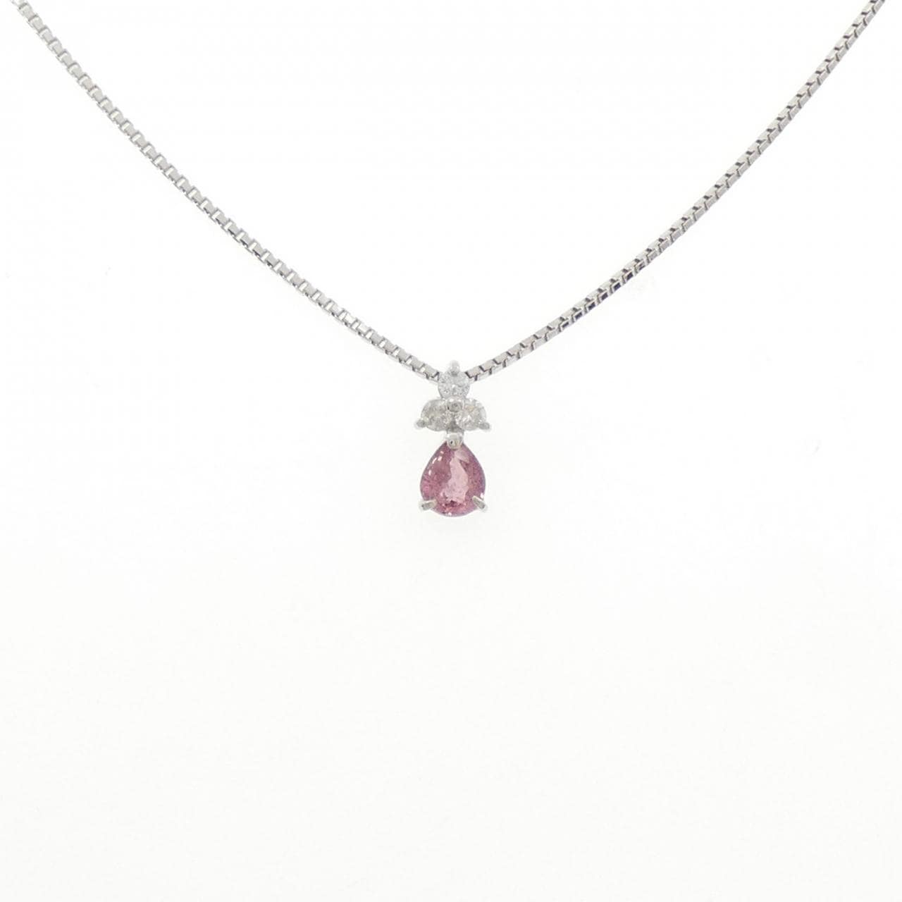 PT900/PT850 サファイヤ ネックレス 0.50CT
