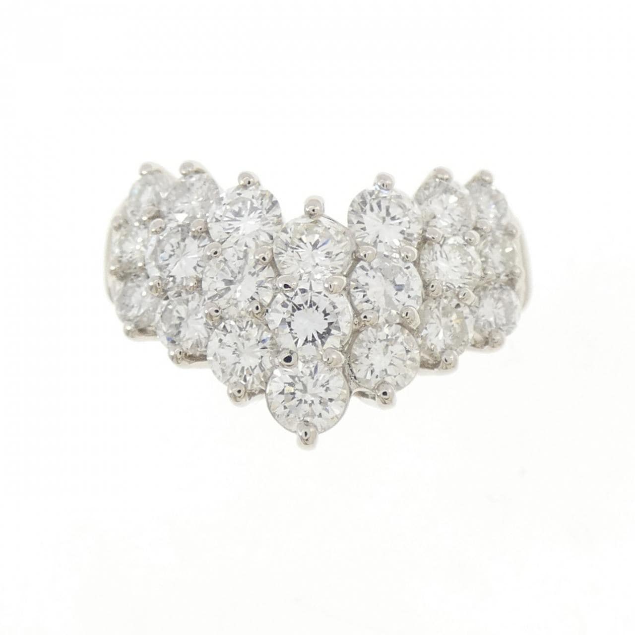 PT900 ダイヤモンド リング 2.00CT