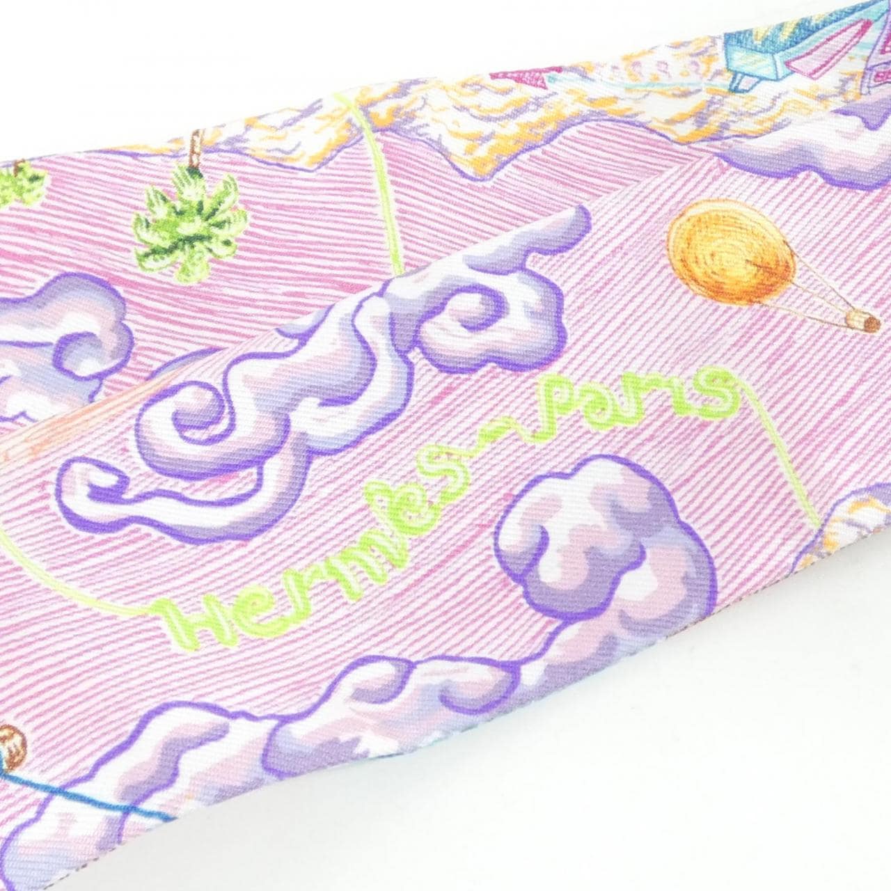 【未使用品】エルメス CITY OF LIGHT ツイリー 064103S スカーフ