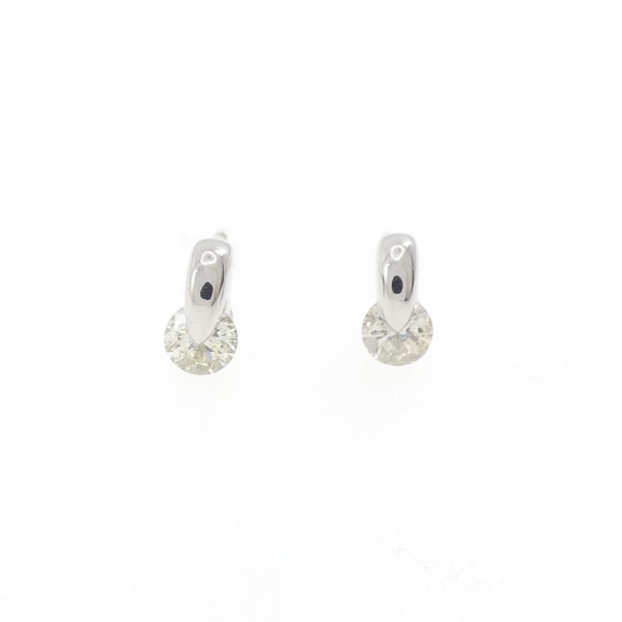 PT900 ダイヤモンド ピアス 0.25CT