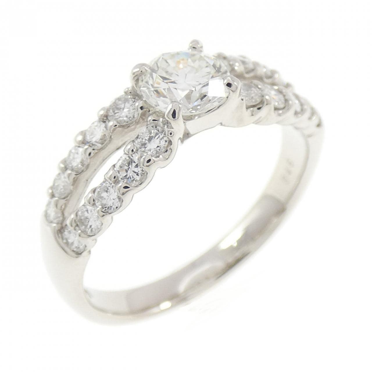 PT900 ダイヤモンド リング 0.496CT H VS2 Good