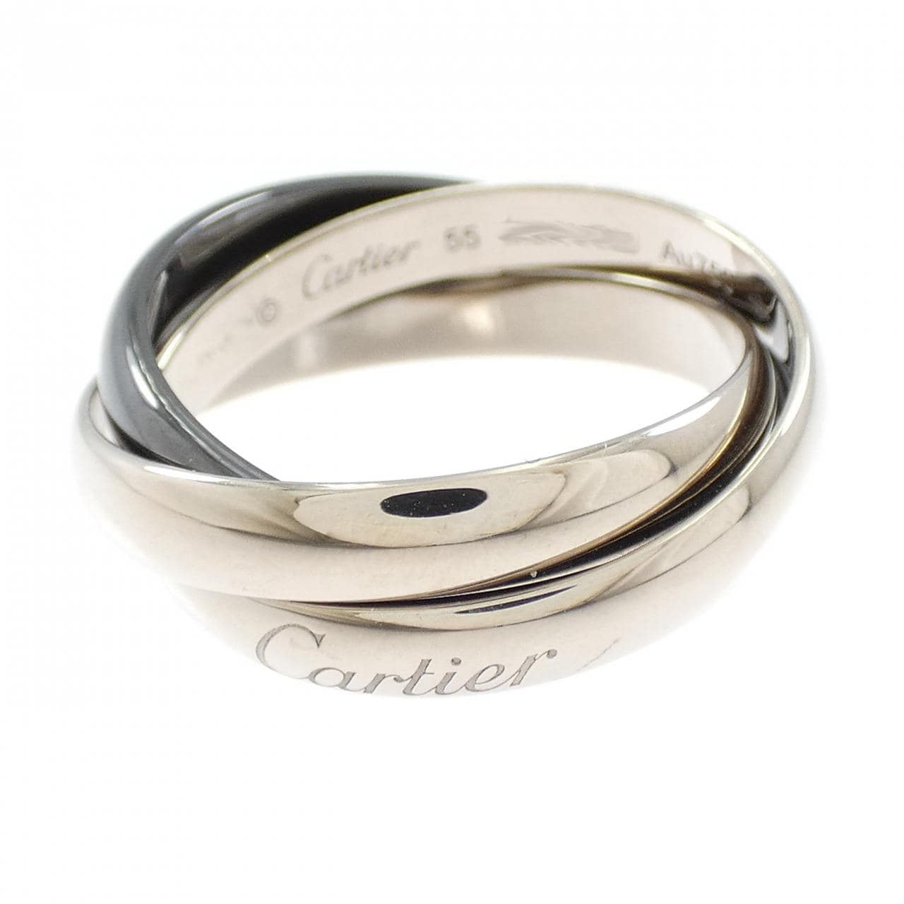 カルティエ トリニティ ブラック&ホワイト リング