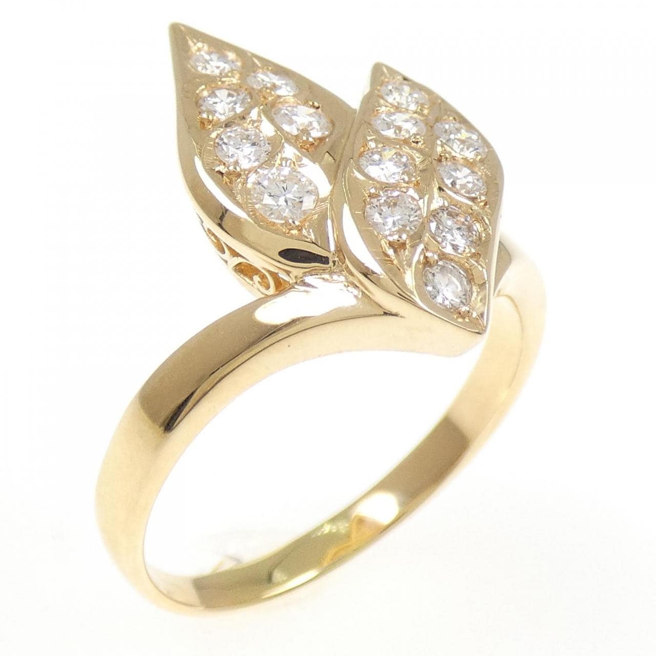 K18YG ダイヤモンド リング 0.58CT
