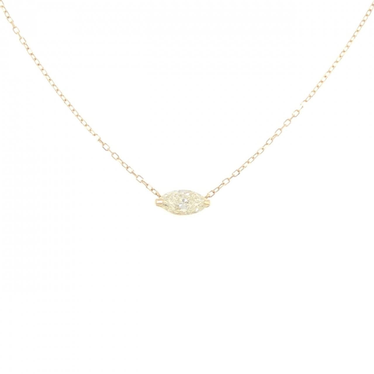[BRAND NEW] K18YG Diamond necklace 0.50CT