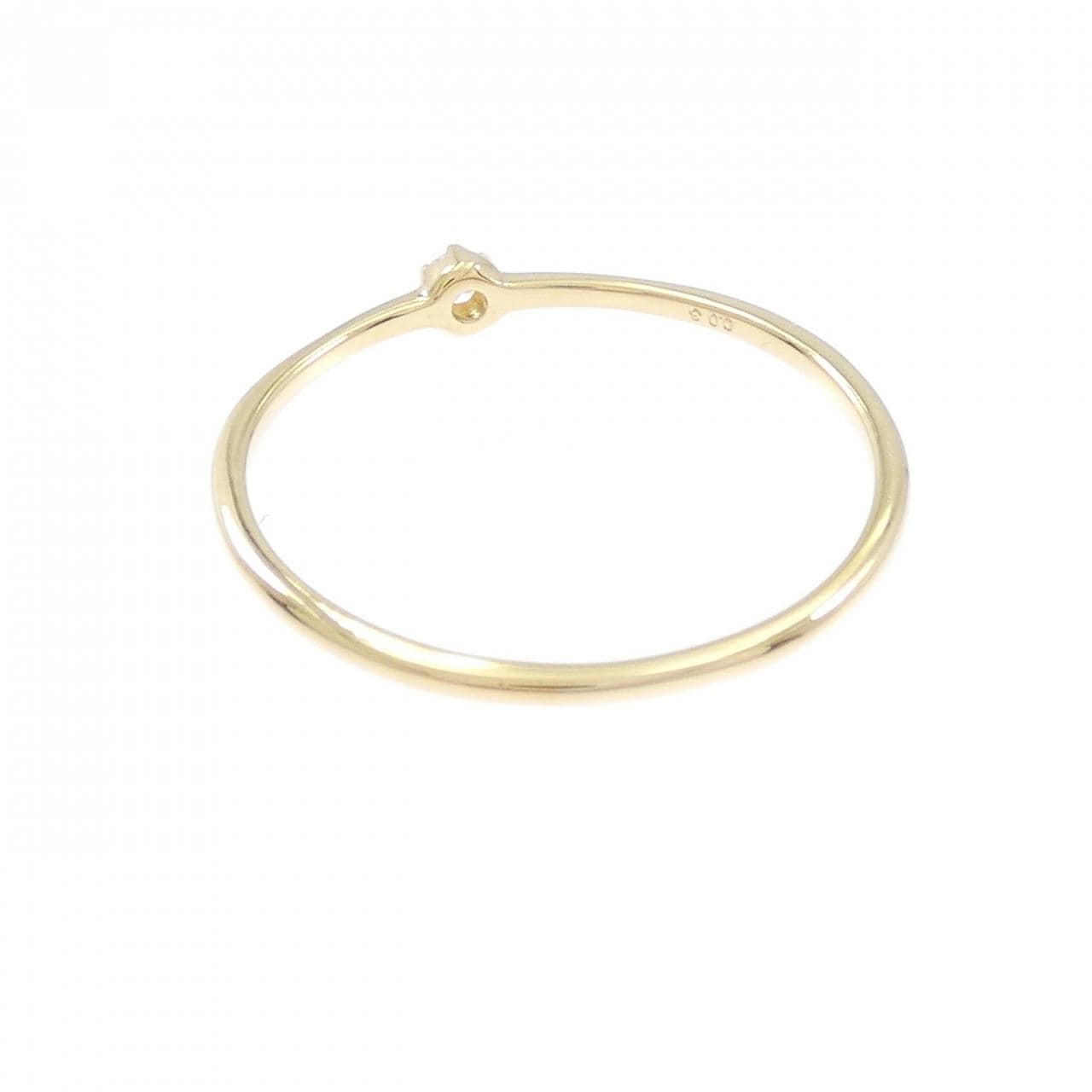 【リメイク】K18YG ダイヤモンド リング 0.03CT