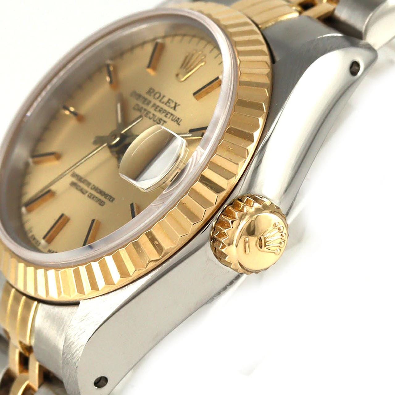 ロレックス デイトジャスト 69173 SSxYG 自動巻 9番台