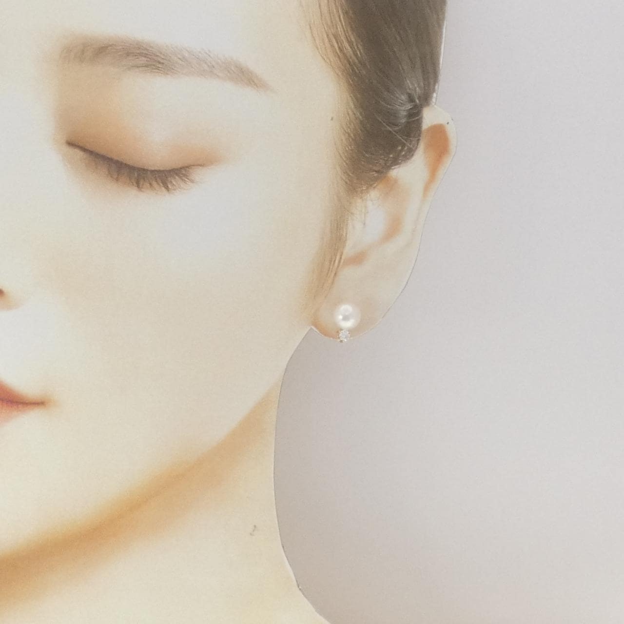 ミキモト アコヤパール ピアス 7.6mm