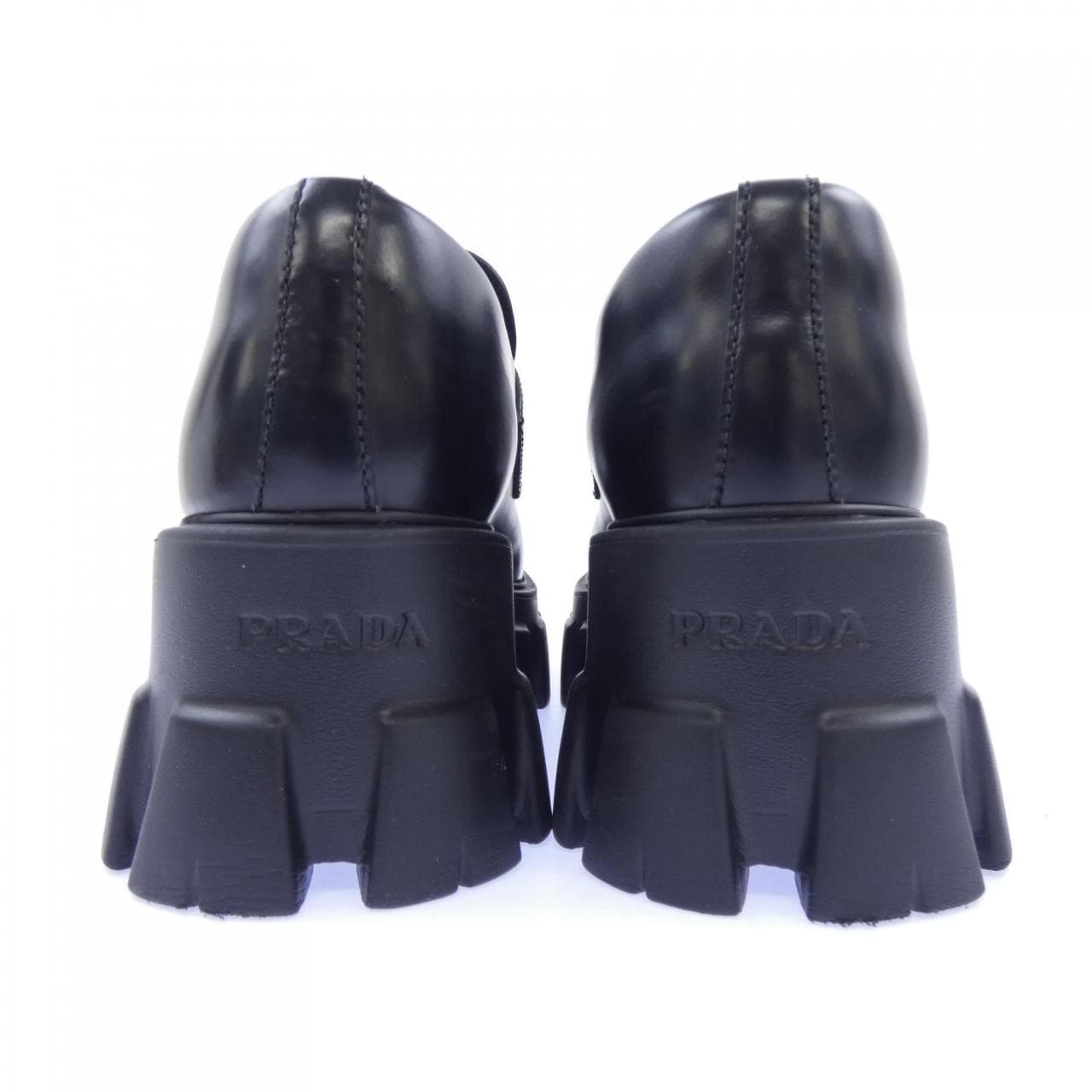 プラダ PRADA モノリス ローファー トライアングルロゴ 1D649M シューズ