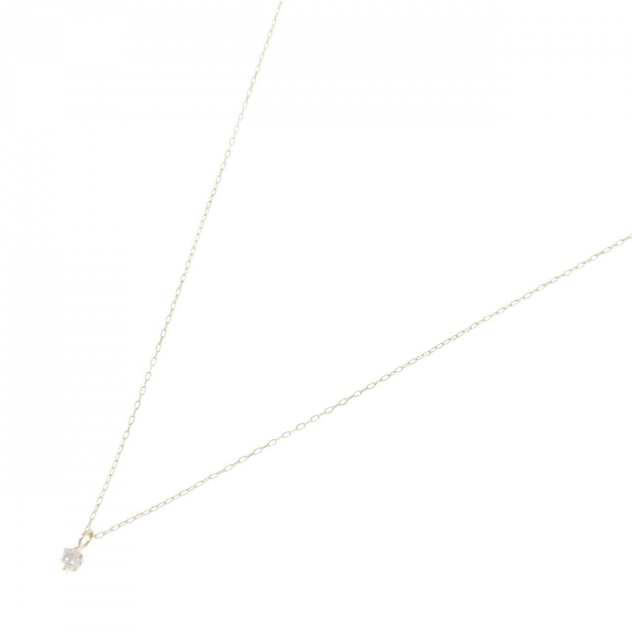K10YG ダイヤモンド ネックレス 0.06CT