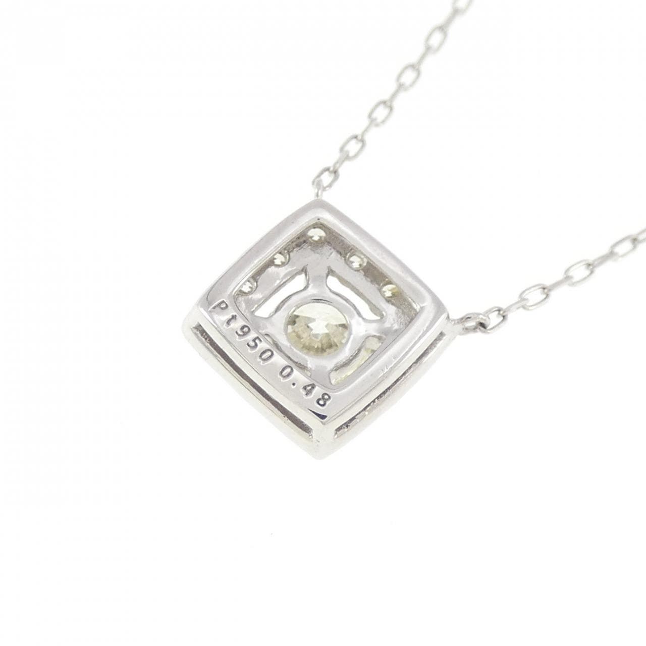 PT950/PT850 ダイヤモンド ネックレス 0.48CT