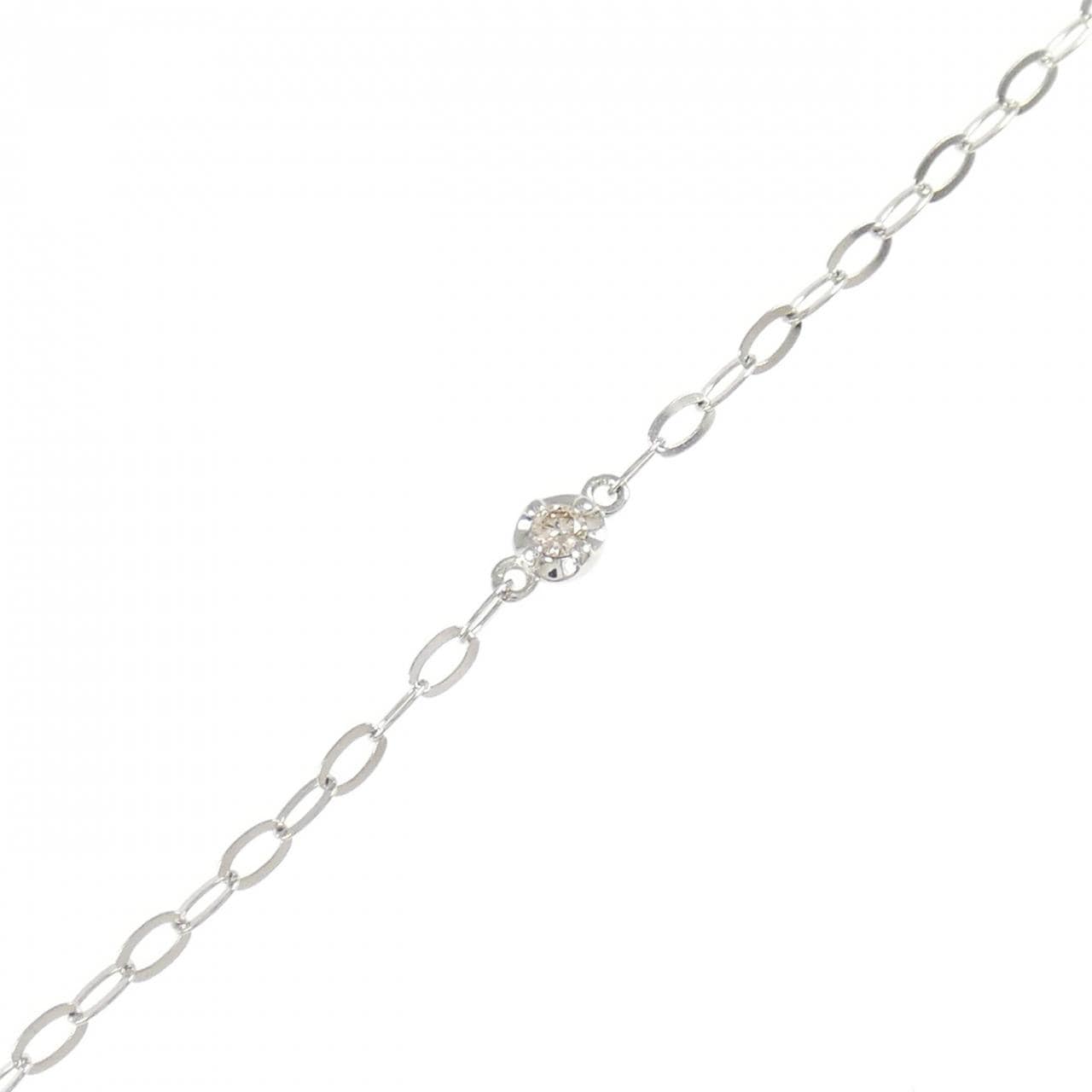 PT950 ダイヤモンド ネックレス 0.02CT