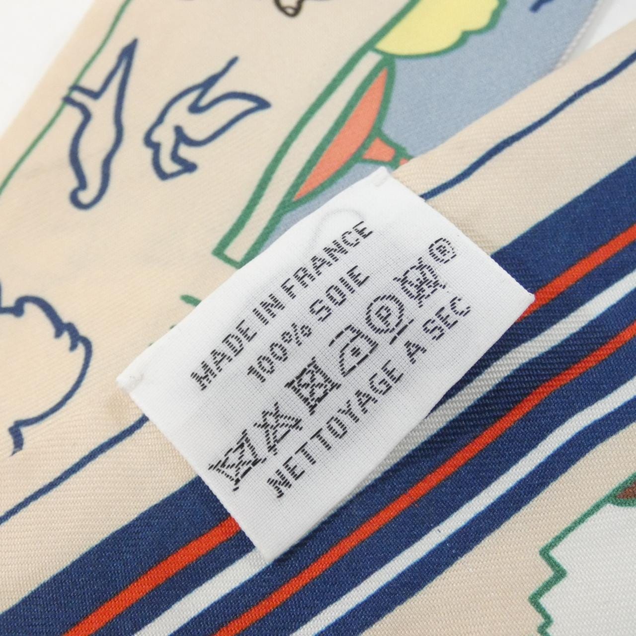 エルメス LES CHIENS PARISIENS ツイリー 064116S スカーフ