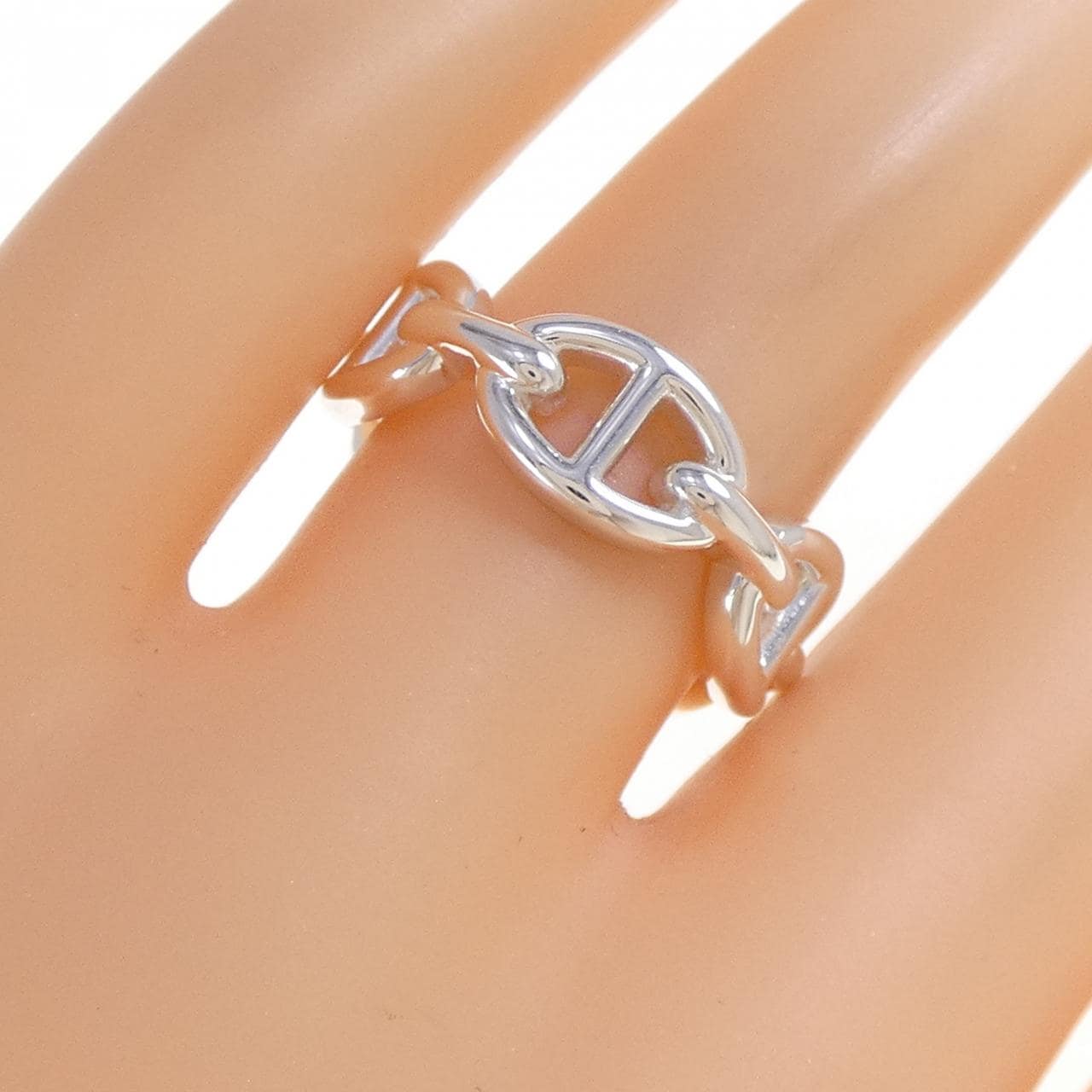 HERMES Chène d'Angle Anchenée Ring