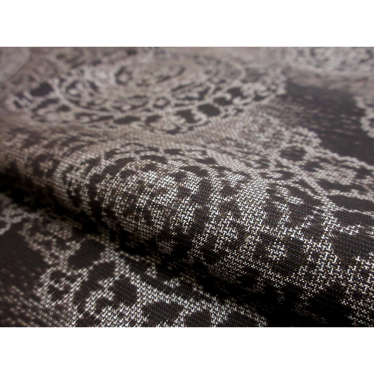 【未使用品】紬　本場大島紬　証紙付　九マルキ　身幅２Ｌ寸