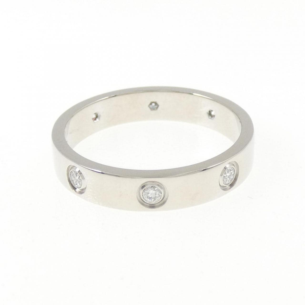 カルティエ ミニラブ フルダイヤ リング