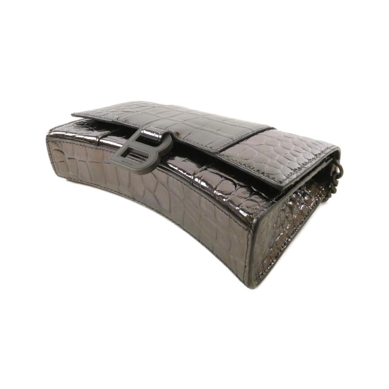 バレンシアガ アワーグラス チェーン ウォレット 656050 1S495 チェーンウォレット