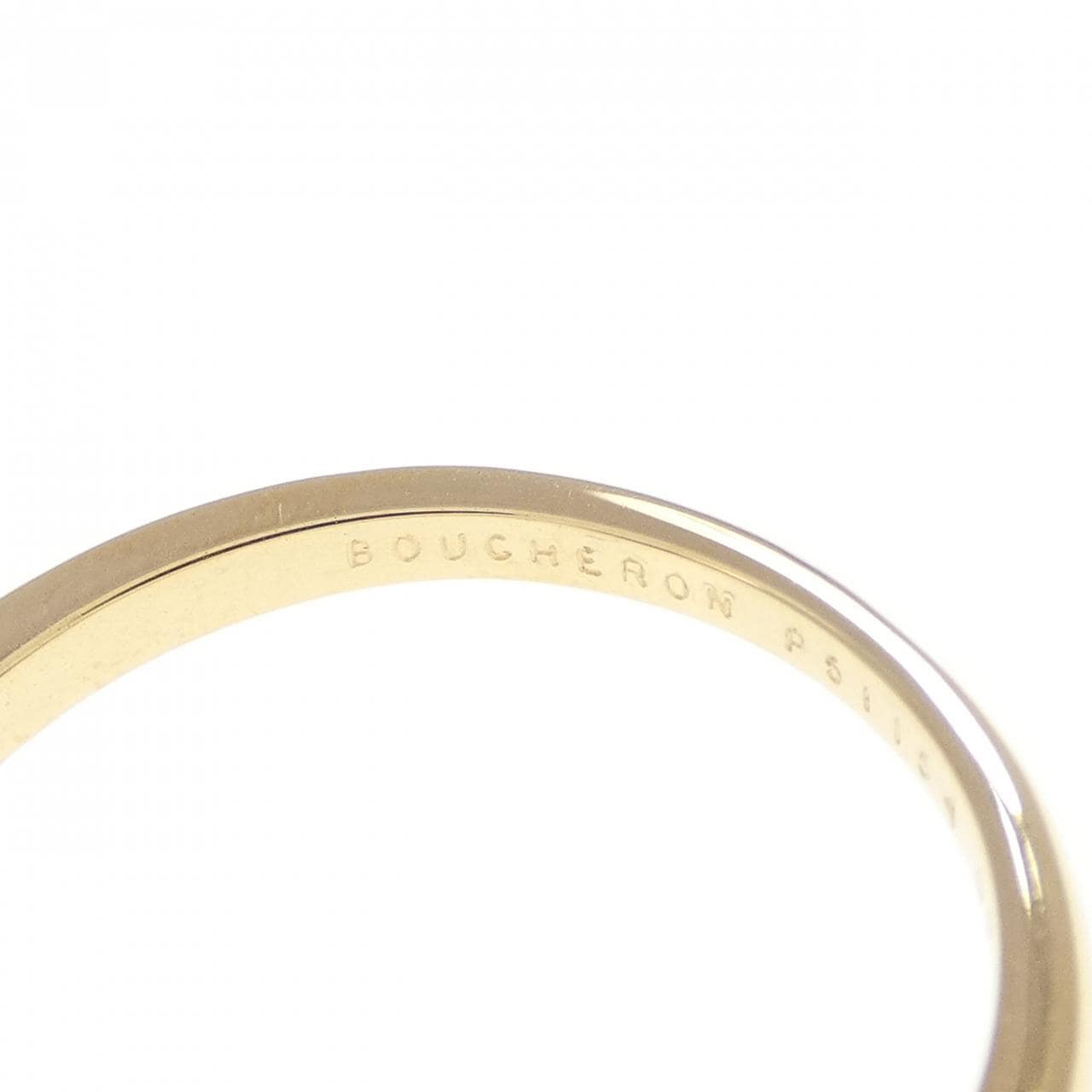 ブシュロン 非加熱 サファイヤ リング ビルマ産