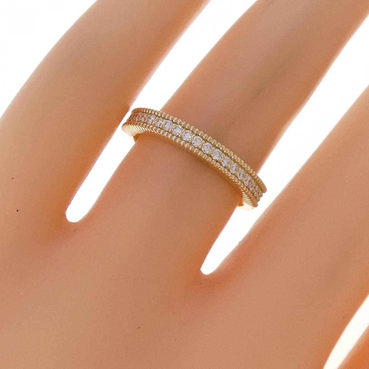 K18YG ダイヤモンド リング 0.20CT